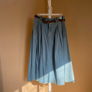 Denim Boho Skirt