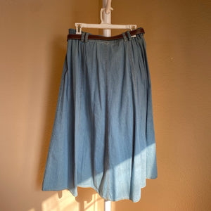 Denim Boho Skirt