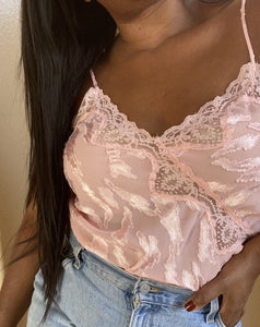 Peachy Jacquard Babydoll