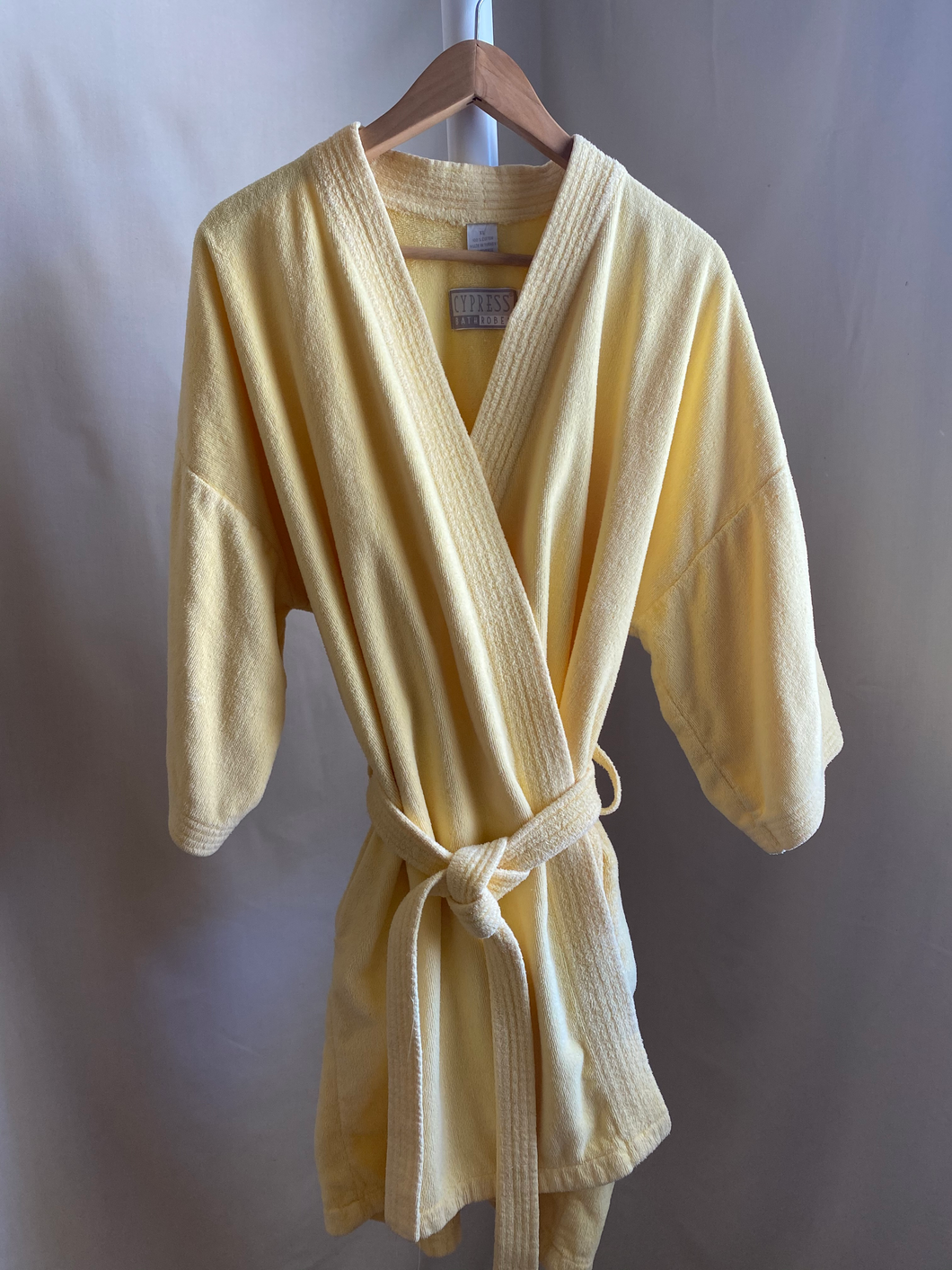 Mellow Yellow Terry Robe